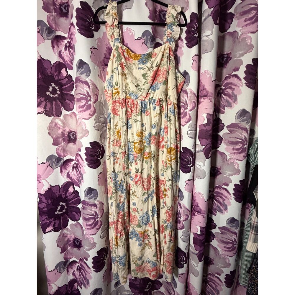 Torrid Ruffle Strap Tiered Maxi Dress